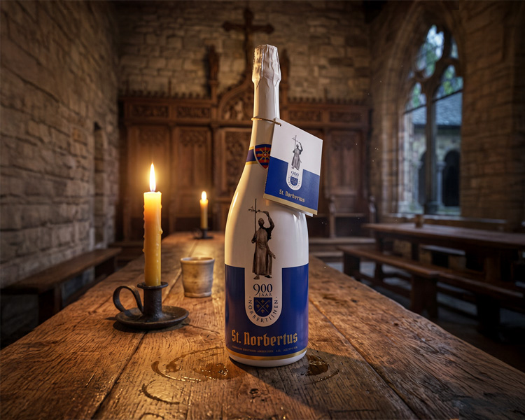 St. Norbertus fles met sleeve