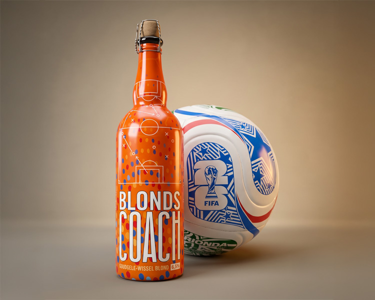 Jopen Blonds Coach fles met sleeve